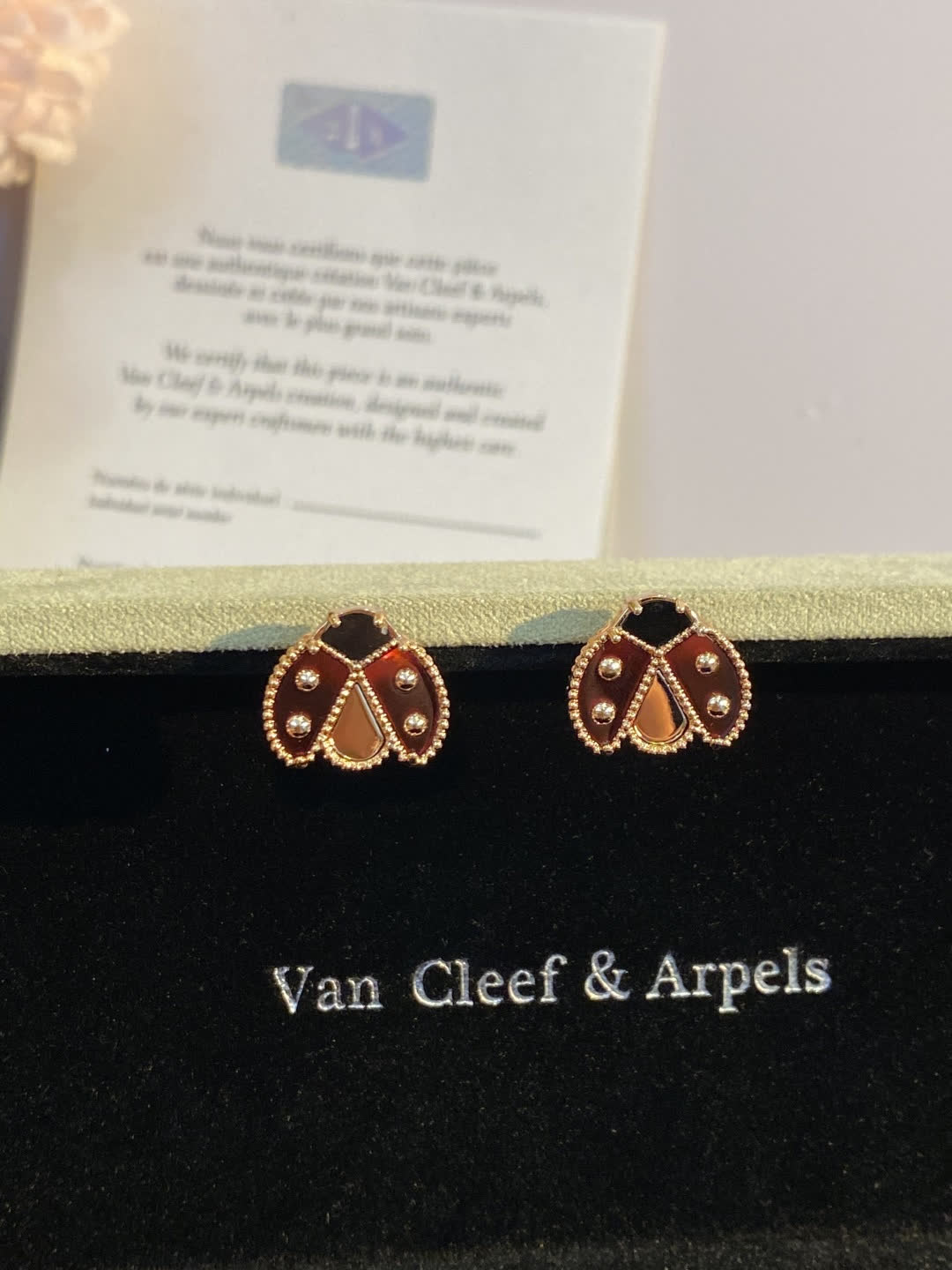 Van Cleef & Arpels Ladybug Earrings Van Cleef & Arpels Ladybug Earrings